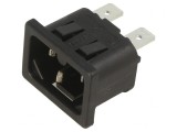 Conector Alimentare AC Soclu Tată 10A 250VAC