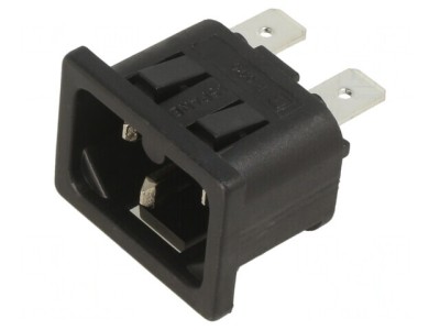 Conector Alimentare AC Soclu Tată 10A 250VAC foto