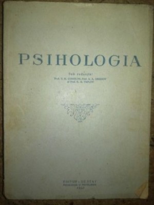 Psihologia editura de stat 1950 foto