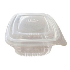 Caserola Termorezistenta 110 Grade cu Capac Atasat din PP, 325x170x70, 1 L, 50 Buc/Set foto