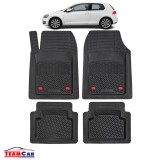 Covorase Auto TeamCar&reg; Tip Tavita Compatibile Volkswagen Golf 7 Hatchback 3 uși (2012&ndash;2020), Cauciuc