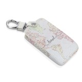 Husa Cheie Auto pentru Renault / Dacia - 4 Butoane - Keyless Go, kwmobile, Piele ecologica, Multicolor, 44637.47
