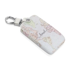 Husa Cheie Auto pentru Renault / Dacia - 4 Butoane - Keyless Go, kwmobile, Piele ecologica, Multicolor, 44637.47