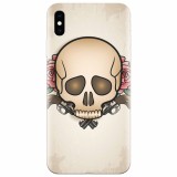 Husa silicon pentru Apple Iphone X, Skulls And Roses