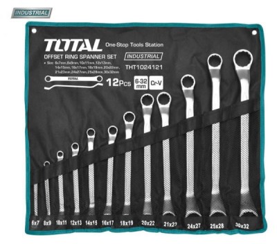 TOTAL - SET 12 CHEI INELARE CU COT - 6-32MM (INDUSTRIAL) PowerTool TopQuality foto