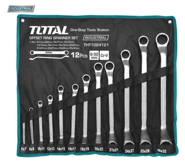 TOTAL - SET 12 CHEI INELARE CU COT - 6-32MM (INDUSTRIAL) PowerTool TopQuality