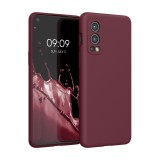 Husa pentru OnePlus Nord 2 5G, Silicon, Rosu, 56070.190, kwmobile, Carcasa