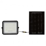 REFLECTOR CU INCARCARE SOLARA 6W 400LM 4000K - NEGRU, V-TAC
