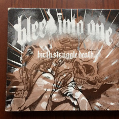 bleed into one birth struggle death 2006 cd disc muzica hardcore hard core VG+