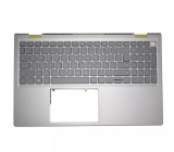 Carcasa superioara cu tastatura palmrest Laptop, Dell, Inspiron 15 5510, 5515, 5518, 6P0TG, 06P0TG, 505WH, 0505WH, 46M.0MZCS.0006, iluminata, layout U