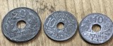 MNDSTR3 (LOT 3 ) FRANTA ANII 1940-1945 ZINC 10 SI 20 CENTIMES