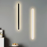 Aplica LED liniara, design modern, 80 cm, alb , rece si neutra, buz