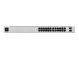Ubiquiti UniFi USW, 24, POE , Switch Managed 24A Gigabit (16A PoE+), 2A SFP, 95W PoE, Fanless