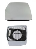 Geam oglinda Citroen Jumpy (U6U), 10.1995-01.2007, Fiat Scudo (220), 01.1995-02.2007, Peugeot Expert (222/223/224), 01.1994-01.2007, Dreapta, Crom, e