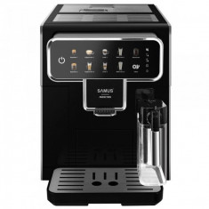 Espressor Automat Samus PERFECTION, 1350 W, 15 Bari, 7 optiuni de cafea, Rezervor de apa detasabil 2.2 litri, Capacitate rasnita 300 g, Rezervor lapte