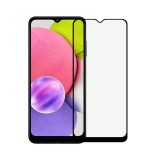 Folie Sticla 111D Samsung Galaxy A50, Transparenta, Neagra, Protectie Ecran, Sticla Securizata, Anti Zgarieturi
