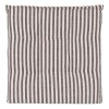 Perna pentru Scaun Bej cu Dungi Maro 40x40 cm