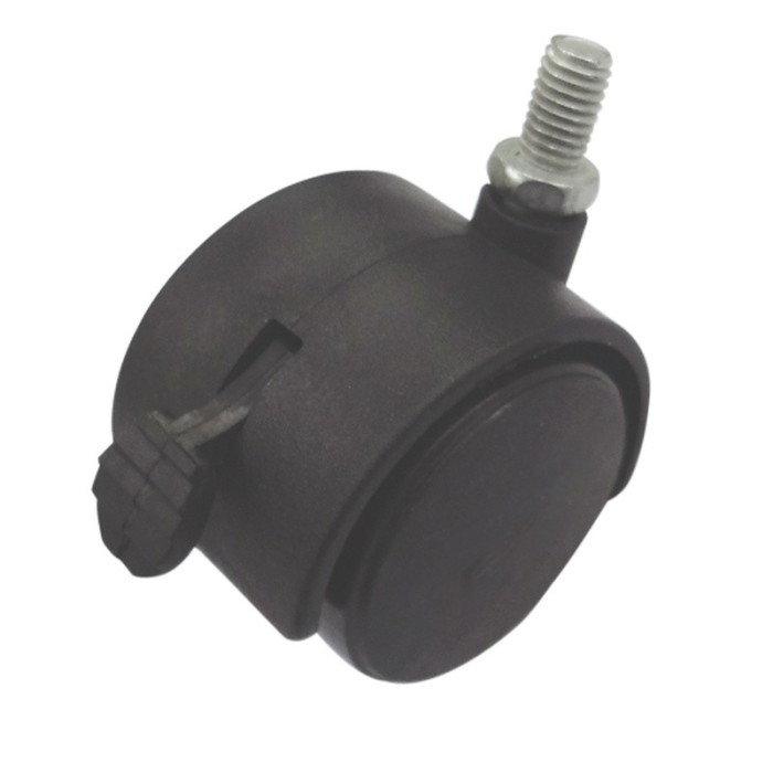 Roata mobila cu frana si surub, 40 mm, 10 buc / set