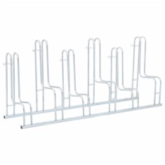 Suport pentru 6 biciclete de sine statator, otel galvanizat foto