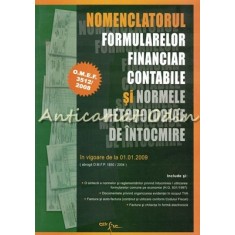 Nomenclatorul Formularelor Financiar Contabile Si Normele Metodologice