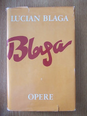 LUCIAN BLAGA, OPERE, vol. 1, poezii- cartonata, supracoperta foto