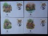 Eritreea-WWF,FDC Fauna-set complet