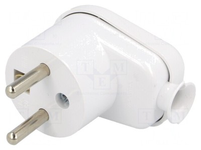 Conector Alimentare AC 230V 16A Alb 3 Pin foto
