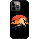 Husa compatibila cu Apple iPhone 14 Pro Max model Dino Land, Silicon, TPU, Viceversa