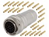 Conector circular RT360 mufă mamă crimpată PIN 23