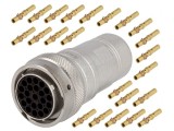 Conector circular RT360 mufă mamă crimpată PIN 23