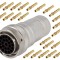 Conector circular RT360 mufă mamă crimpată PIN 23
