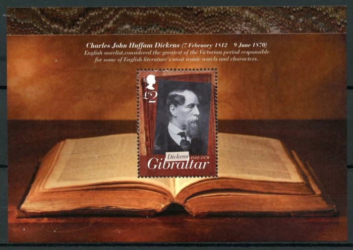 Gibraltar 2012 - Charles Dickens, scriitor, colita neuzata