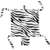 Cumpara ieftin KLRK Home Wild B&amp;W Zebra pătură mini cu animal de pluș Gustav 80x46 cm 1 buc