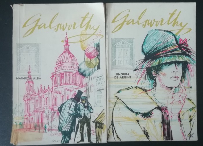 myh 521f - John Galsworthy - Comedia moderna - 2 volume - ed 1962