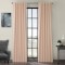 Draperie din catifea cu rejansa transparenta cu ate pentru galerie, Madison, 200x270 cm, densitate 700 g/ml, Misty rose, 1 buc