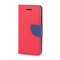 Husa HUAWEI Honor 8 - Fancy Book (Rosu&amp;Albastru)