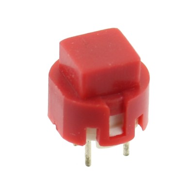 Microintrerupator rosu, OFF-(ON), PCB, KS01-BV-RE, D000235 foto