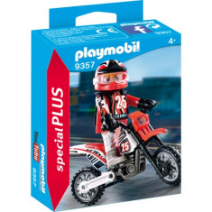 Figurina Playmobil Motociclist foto