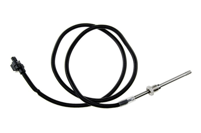 Senzor temperatura filtru particule Mercedes C W204 200cdi, 220cdi 2007-, in fata la filtru de particule diesel, NTY EGT-ME-012