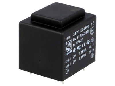 Transformator &amp;icirc;ncapsulat 2,3VA 230V 9V foto