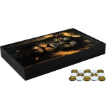 Joc de table din lemn lacuit, Trandy 58x48cm, WOLF ASLAN, Z-TOOLS / ZTS5482-8