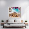 Folie imprimata color pentru decor perete locuinta, dimensiune 125 x 110cm, model: VIEW TO HAVEN 06, AVEX