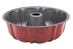Forma de copt panettone 25.5x8cm, otel carbon, marmorata interior exterior foto