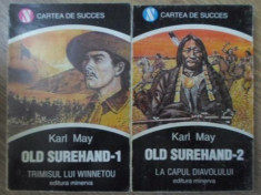 OLD SUREHAND VOL.1-2 TRIMISUL LUI WINNETOU. LA CAPUL DIAVOLULUI - KARL MAY foto