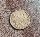 C50 - Moneda foarte veche - 20 centi - Africa de Sud - 2004