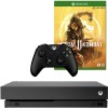 Xbox One X 1TB Negru + Controller + Mortal Kombat 11 (SH) Second Hand - Consola 4K