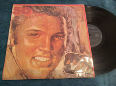 VINIL 50 X THE KING ELVIS PRESLEY&amp;#039;S GREATEST SONG ELE 02865 DISCUL IN STARE FB foto