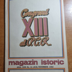 revista magazin istoric noiembrie 1984
