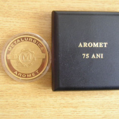 QW2 12 - Medalie - tematica industrie - AROMET Buzau - 75 ani - 2003