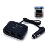 &Icirc;ncărcător auto Olesson 3 Cai cu USB și 2 Mufe Tip C